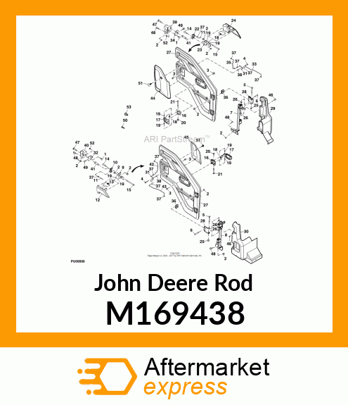 ROD,HORIZONTAL MOTION, DOOR, XUV HD M169438