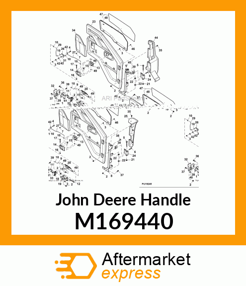 HANDLE, INTERIOR RELEASE M169440