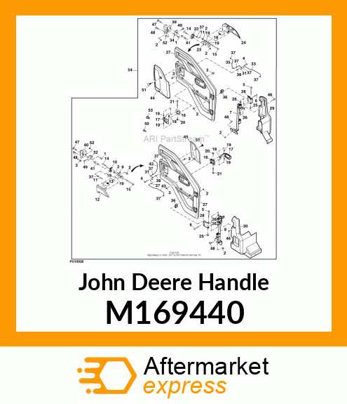 HANDLE, INTERIOR RELEASE M169440