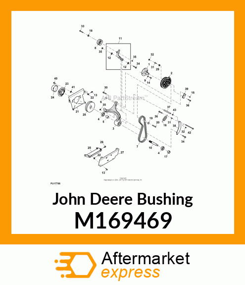 BUSHING, PTO ANTI M169469