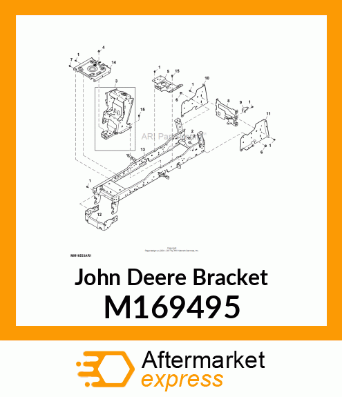 BRACKET, SHEAVE TRACTION M169495