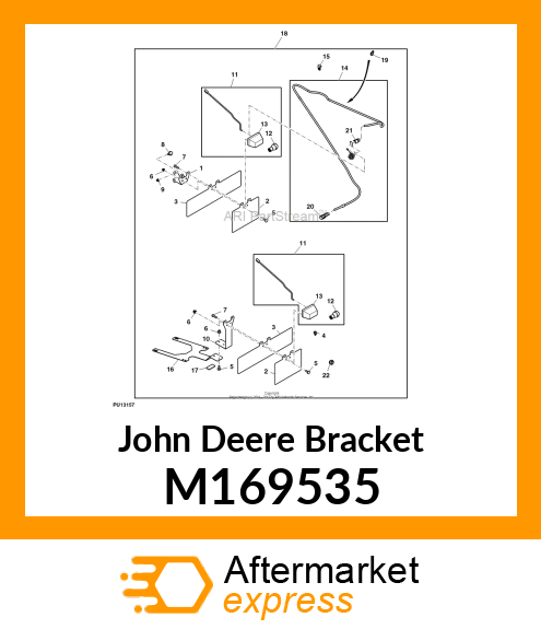 BRACKET, BRACKET, LICENSE PLATE, BA M169535