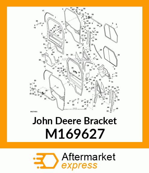 BRACKET, LATCH MOUNT M169627