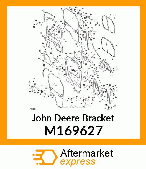 BRACKET, LATCH MOUNT M169627