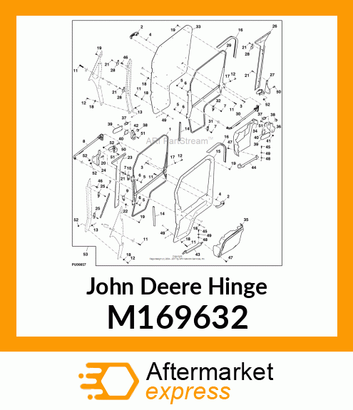 HINGE, DOOR M169632