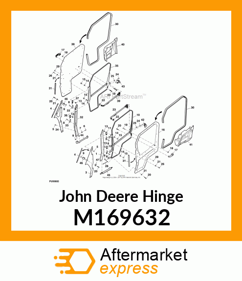 HINGE, DOOR M169632