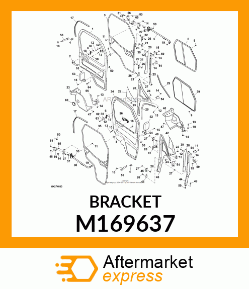 BRACKET, LATCH MOUNT M169637