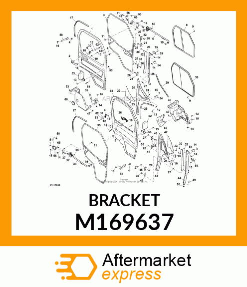 BRACKET, LATCH MOUNT M169637