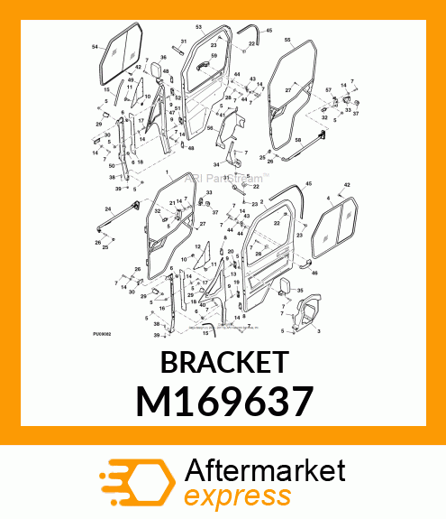 BRACKET, LATCH MOUNT M169637