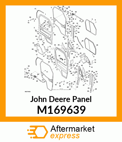 PANEL, LH POLY CLOSEOUT M169639