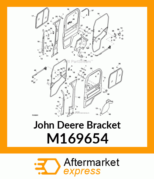 BRACKET, CLOSEOUT SUPPORT M169654