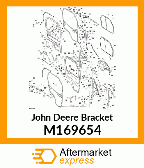 BRACKET, CLOSEOUT SUPPORT M169654