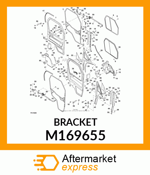 BRACKET, STRIKER MOUNT M169655