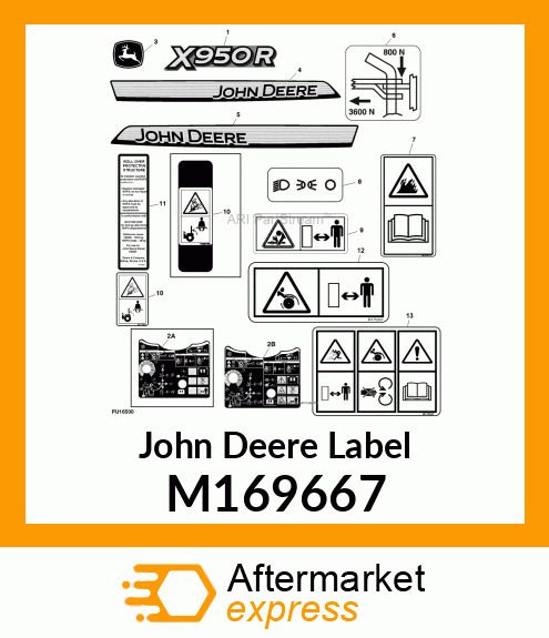 LABEL, LIGHT SWITCH, EXPORT M169667