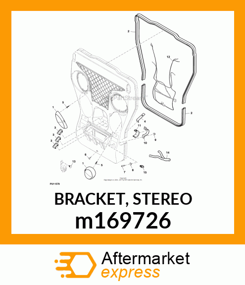 BRACKET, STEREO m169726