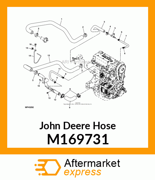 HOSE, HOSE, COOLANT M169731