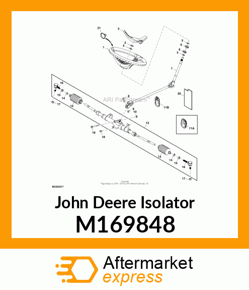 FRAME, EPAS MOUNT SEAL M169848