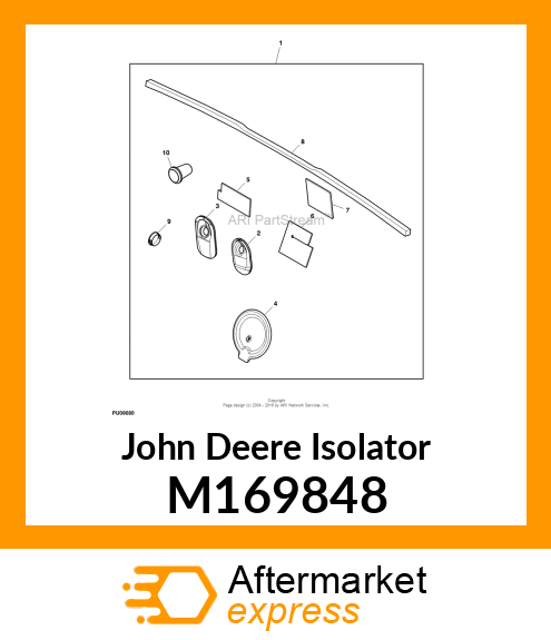 FRAME, EPAS MOUNT SEAL M169848