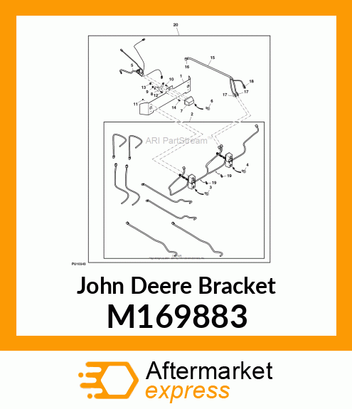 BRACKET, HOMOLOGATION BRACKET LOW T M169883