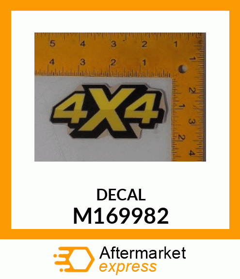 LABEL, RSX/XUV 4X4 M169982