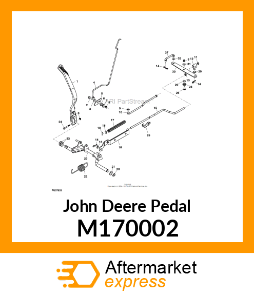 PEDAL, PEDAL, BRAKE M170002