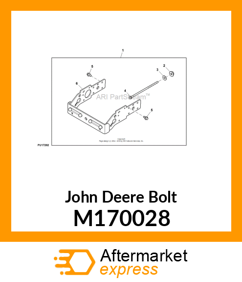 BOLT, LIFT ASSIST M170028