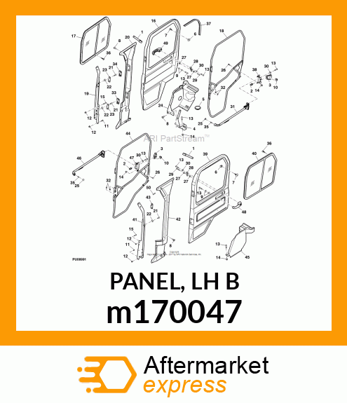 PANEL, LH B m170047