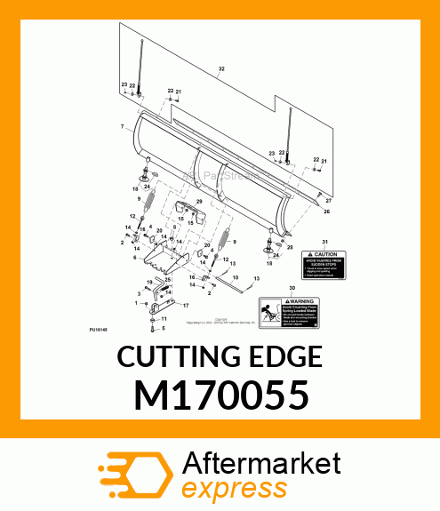 BAR, 66" BLADE HD WEAR M170055