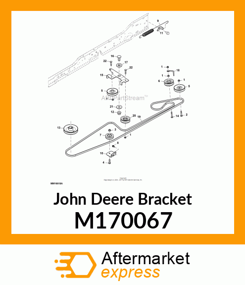 BRACKET, IDLER EO111 M170067