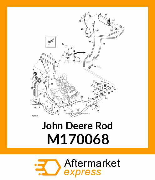 ROD, OIL COOLER MTG LH M170068