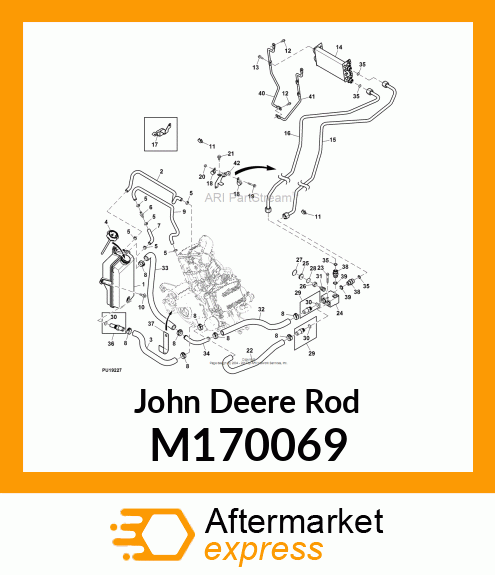 ROD, OIL COOLER MTG RH M170069