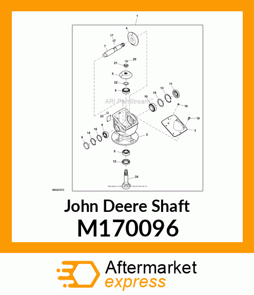 SHAFT, SHAFT, GEARBOX M170096