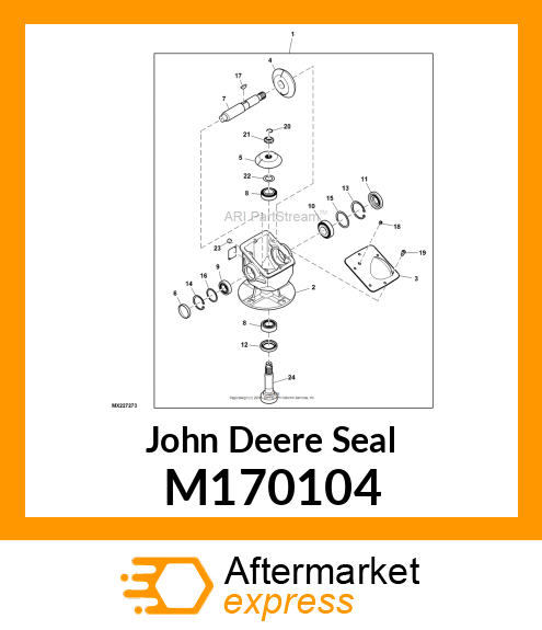 SEAL, SEAL, GEARBOX M170104