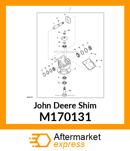 SHIM, SHIM, GEARBOX M170131