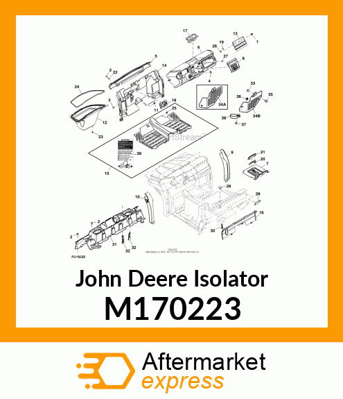 ISOLATOR, SEAL, STORAGE TUB M170223