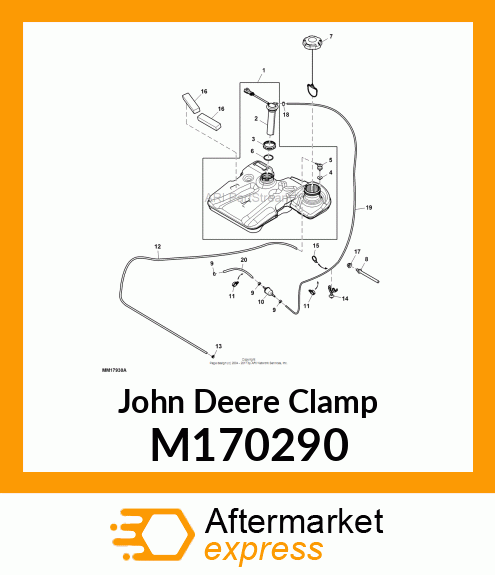 CLAMP, DOUBLE QUICK CLIP M170290