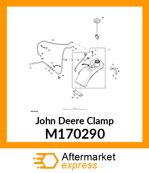 CLAMP, DOUBLE QUICK CLIP M170290