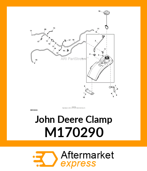 CLAMP, DOUBLE QUICK CLIP M170290