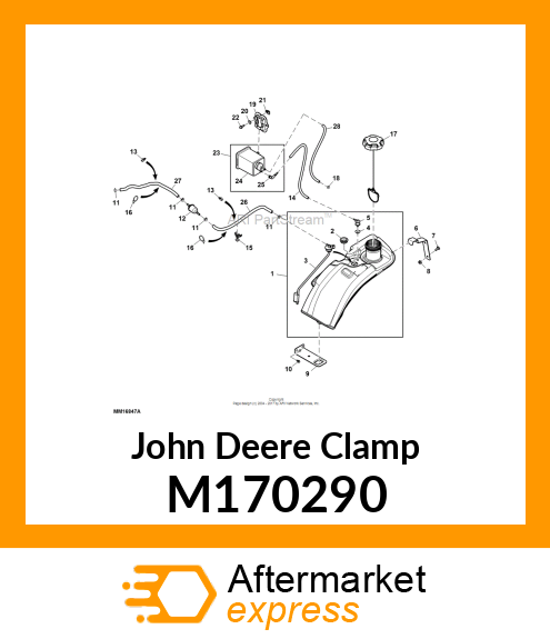 CLAMP, DOUBLE QUICK CLIP M170290