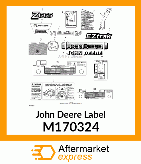 LABEL, KAWASAKI FS730 ENGINE ENGLIS M170324