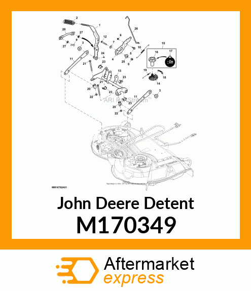 DETENT, DEPTH STOP M170349