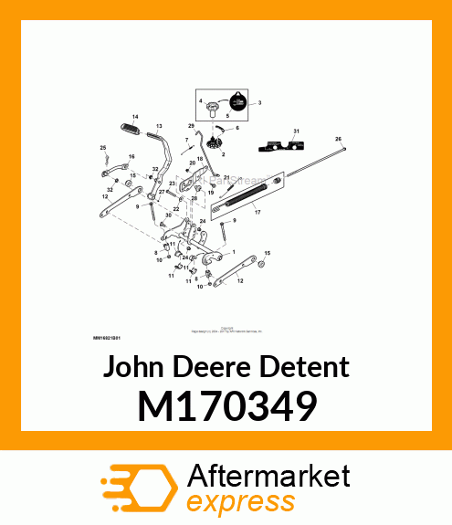 DETENT, DEPTH STOP M170349