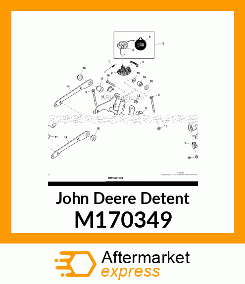 DETENT, DEPTH STOP M170349