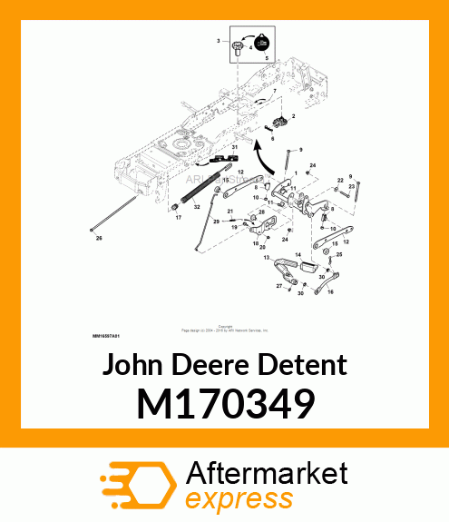 DETENT, DEPTH STOP M170349