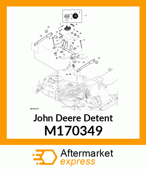 DETENT, DEPTH STOP M170349