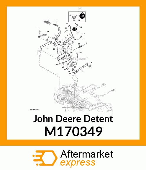 DETENT, DEPTH STOP M170349