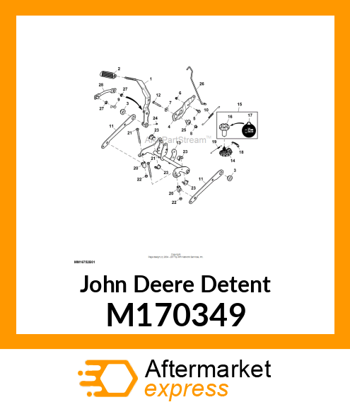 DETENT, DEPTH STOP M170349