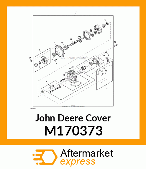 COVER, COVER, MOTOR HOUSING M170373