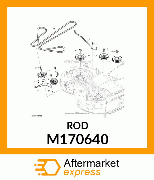 GUIDE, BELT 42A M170640