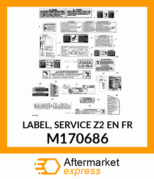 LABEL, SERVICE Z2 EN FR M170686